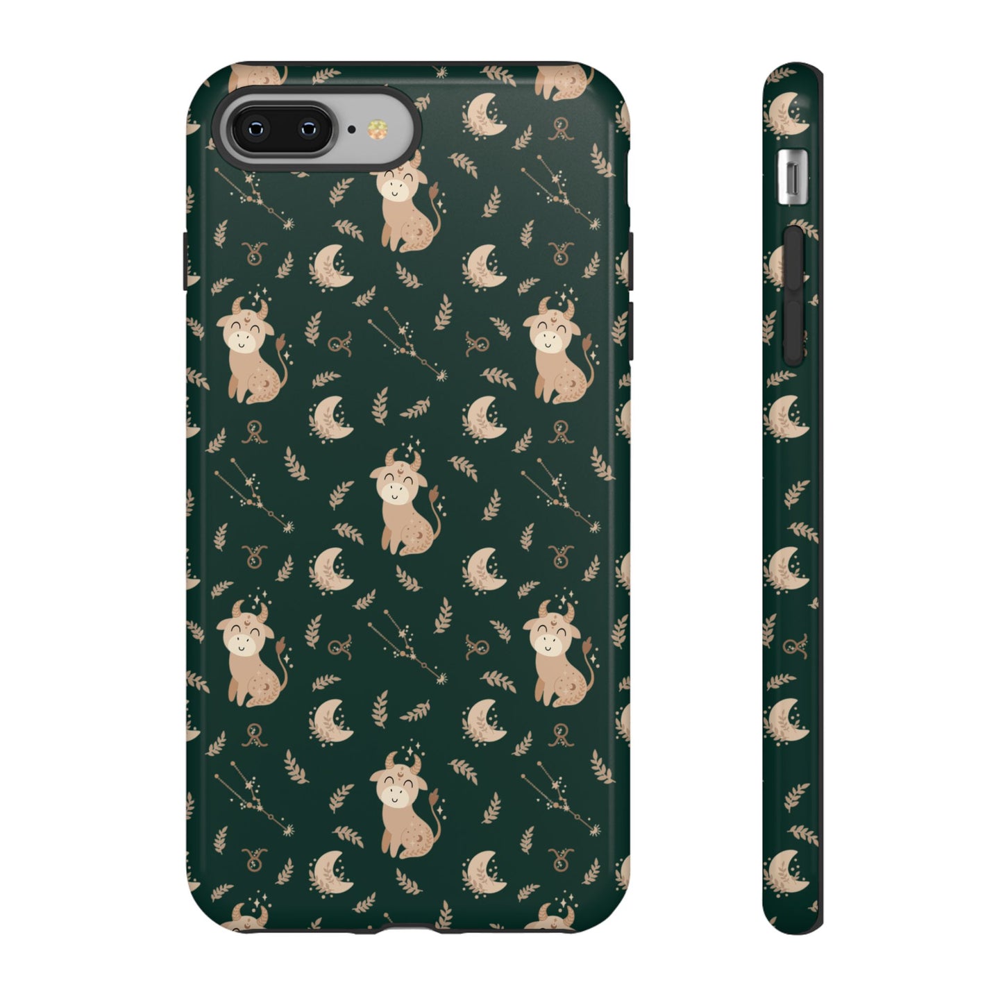 Peacock Green " Zodiac Taurus " Tough Phone Cases