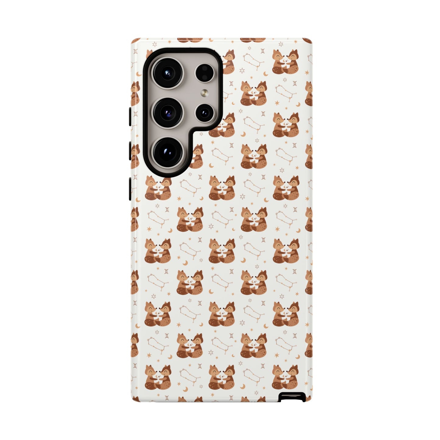 Powder White " Zodiac Gemini " Tough Phone Cases