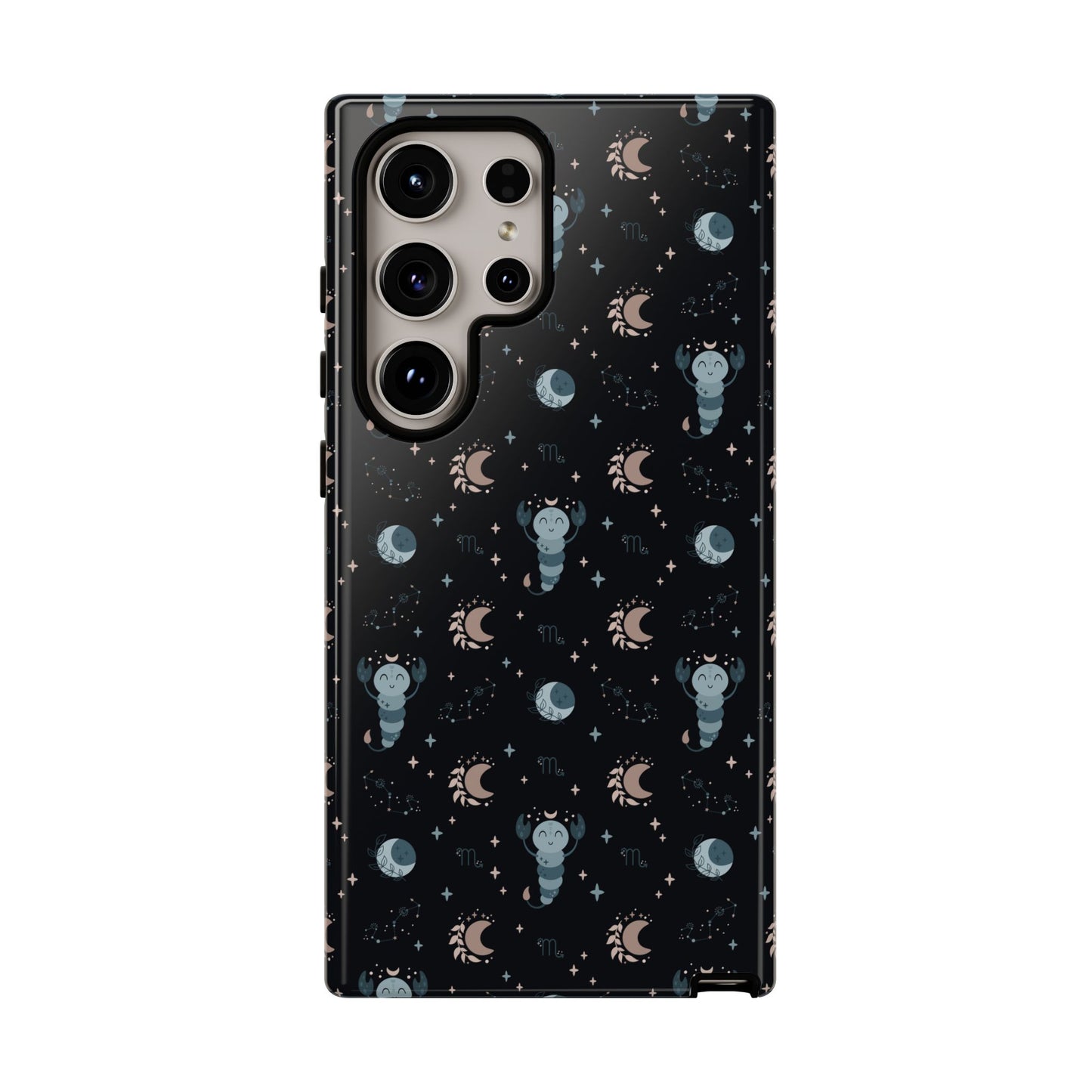 Black " Zodiac Scorpio " Tough Phone Cases