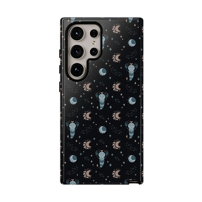 Black " Zodiac Scorpio " Tough Phone Cases