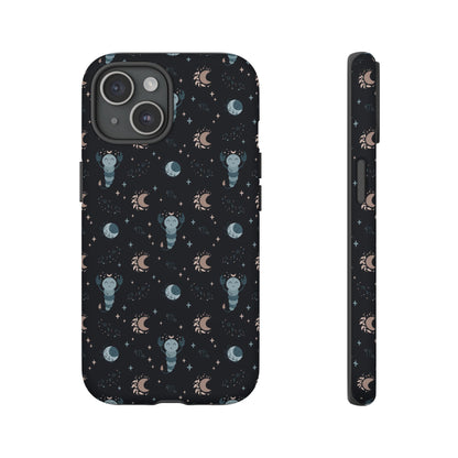 Black " Zodiac Scorpio " Tough Phone Cases