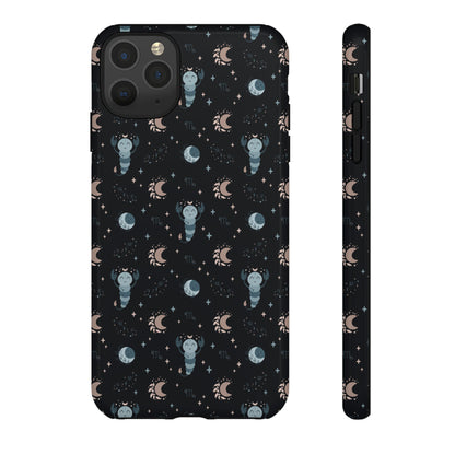 Black " Zodiac Scorpio " Tough Phone Cases
