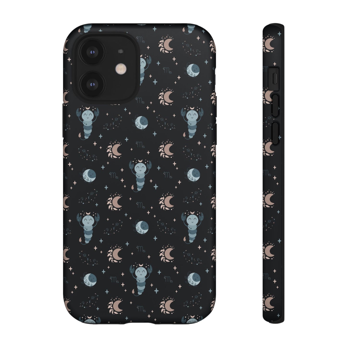 Black " Zodiac Scorpio " Tough Phone Cases
