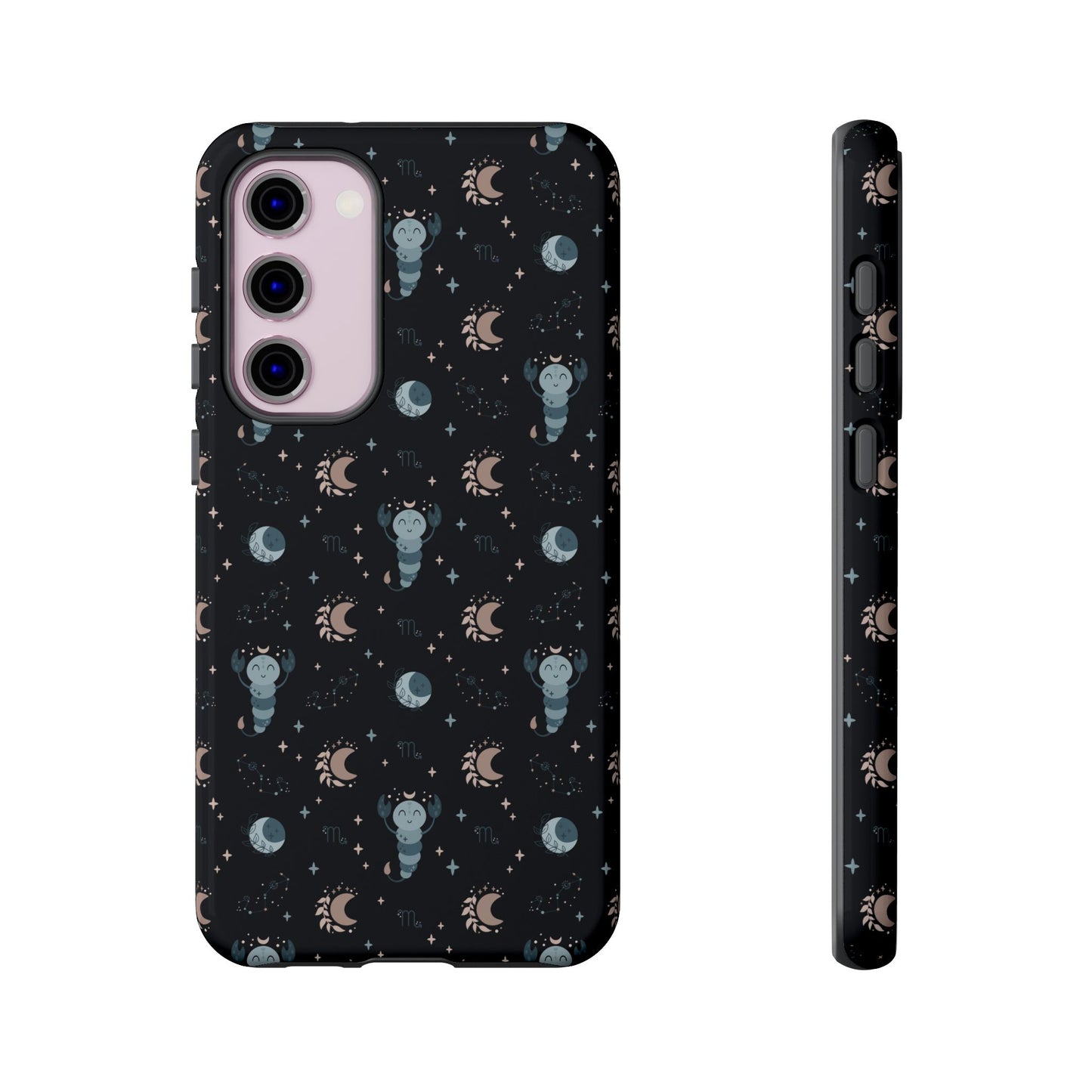 Black " Zodiac Scorpio " Tough Phone Cases
