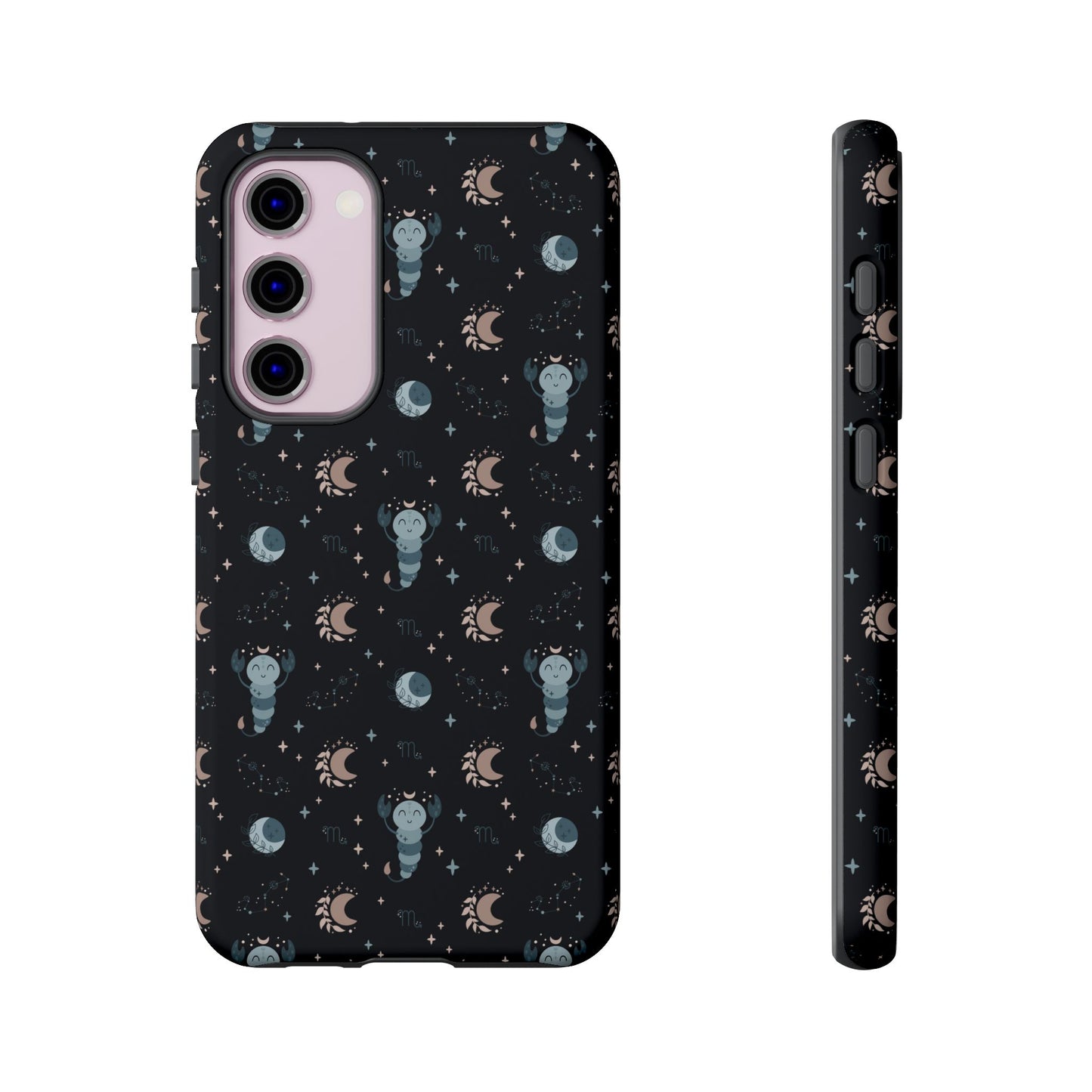 Black " Zodiac Scorpio " Tough Phone Cases