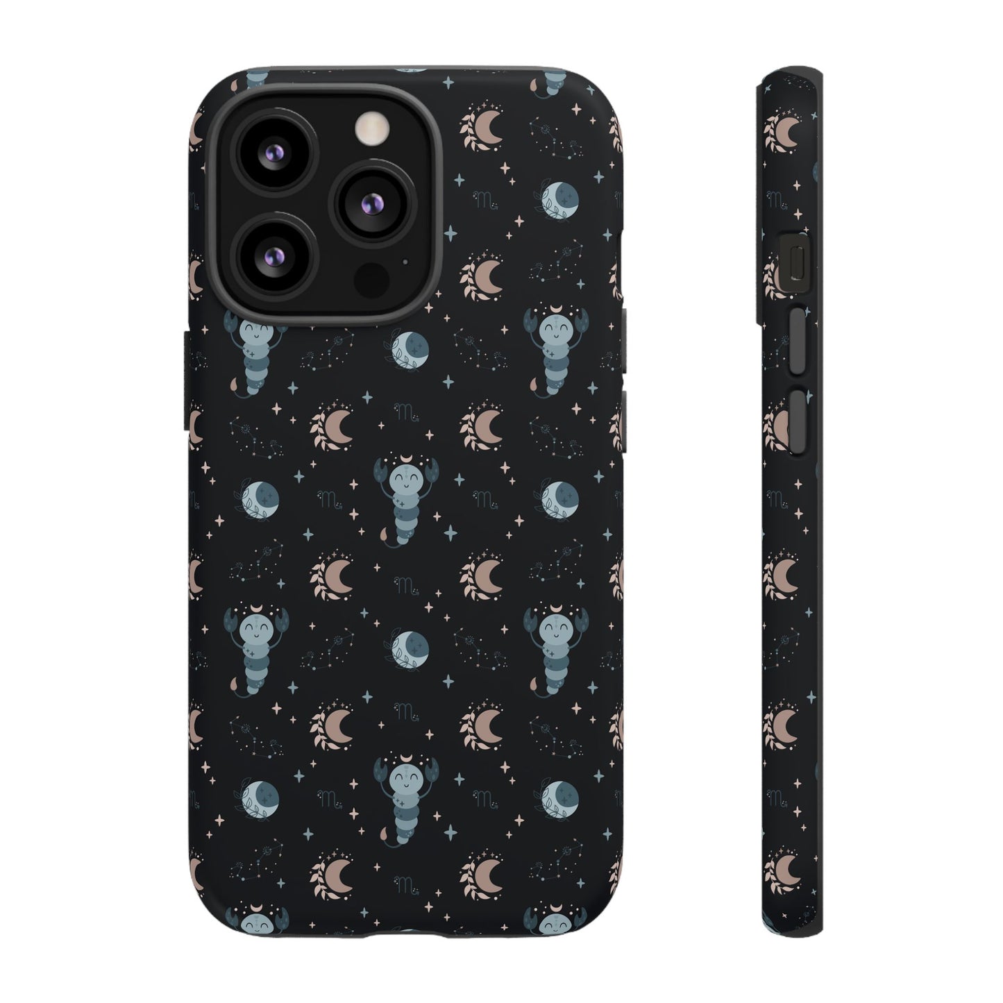 Black " Zodiac Scorpio " Tough Phone Cases
