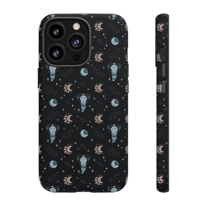 Black " Zodiac Scorpio " Tough Phone Cases
