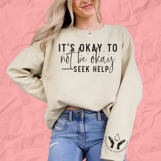 💫 "It's Okay" Crewneck Sweatshirt 💫