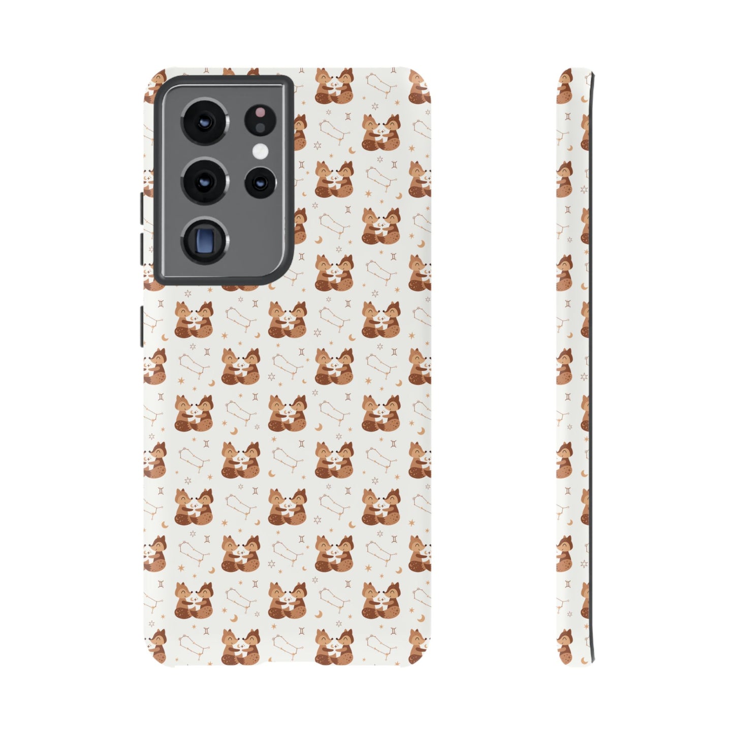 Powder White " Zodiac Gemini " Tough Phone Cases