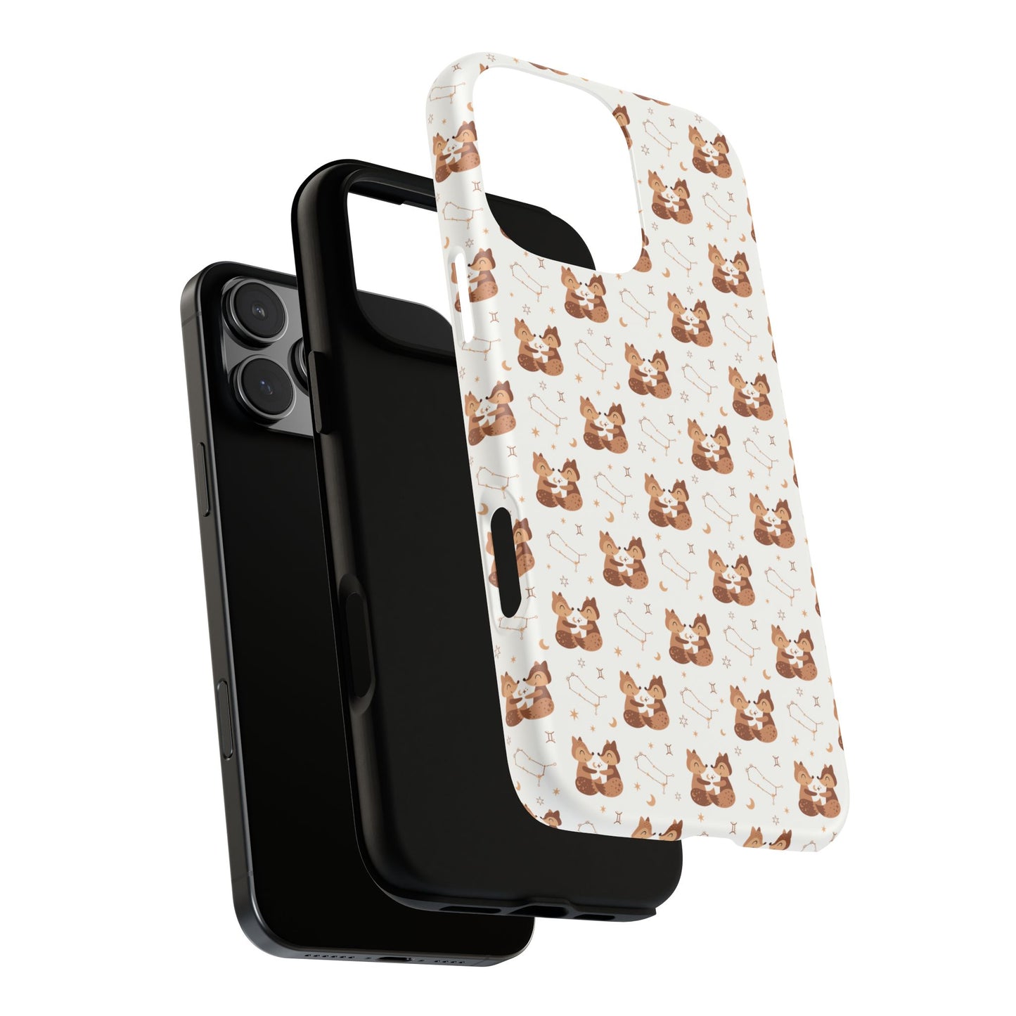 Powder White " Zodiac Gemini " Tough Phone Cases