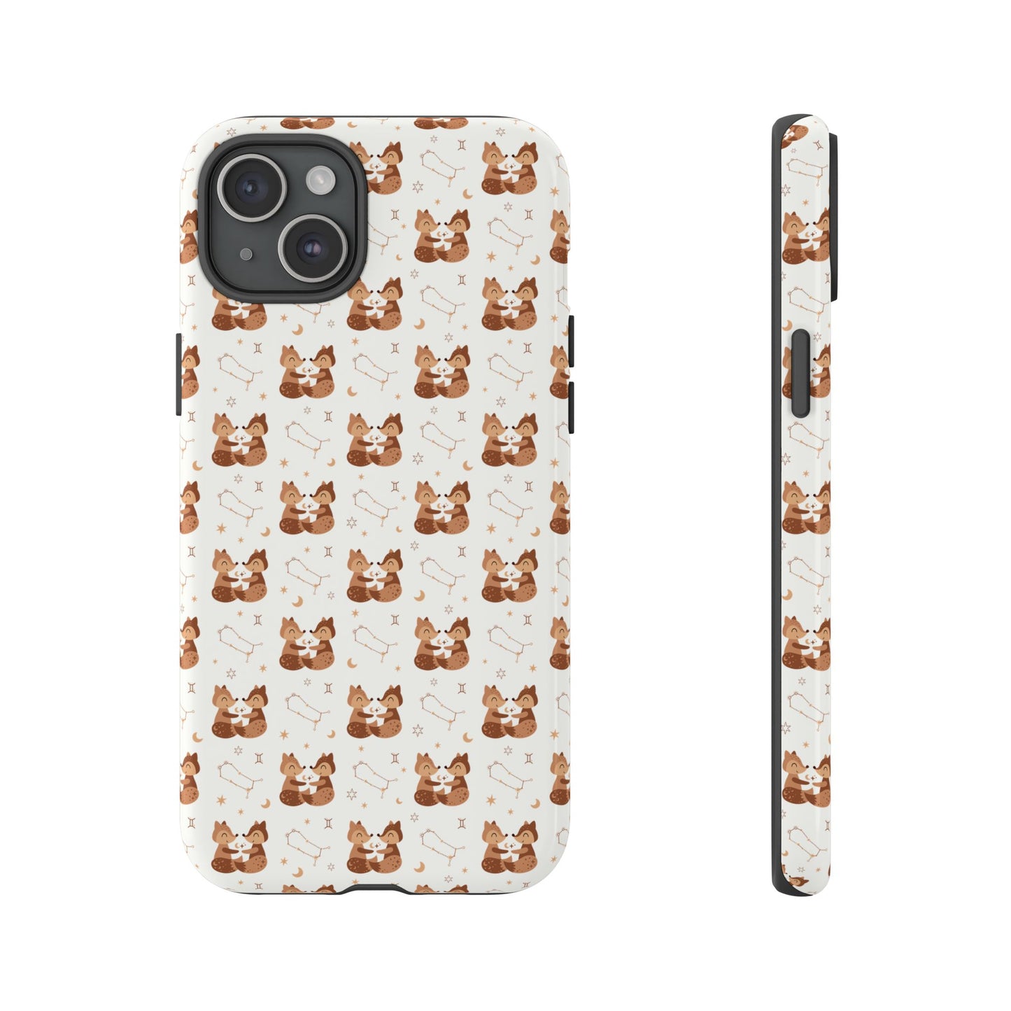 Powder White " Zodiac Gemini " Tough Phone Cases