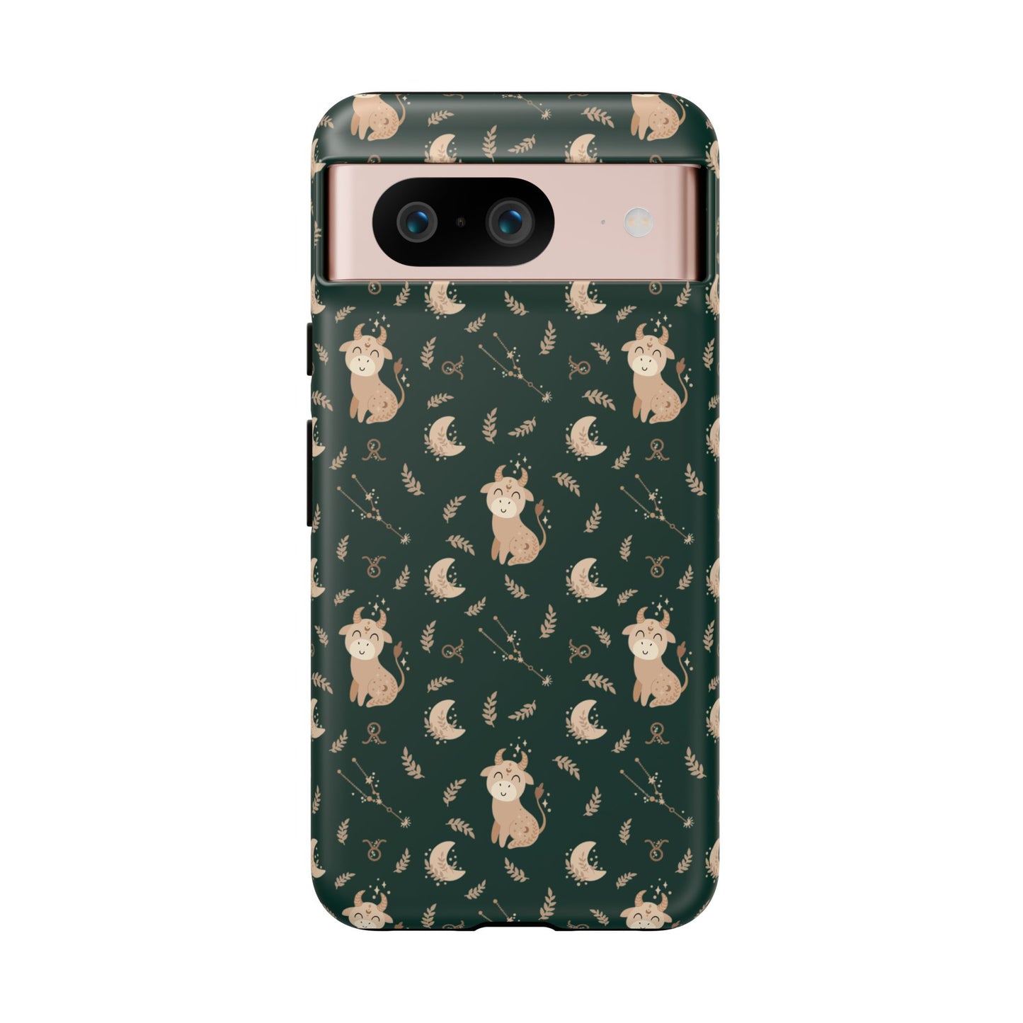 Peacock Green " Zodiac Taurus " Tough Phone Cases