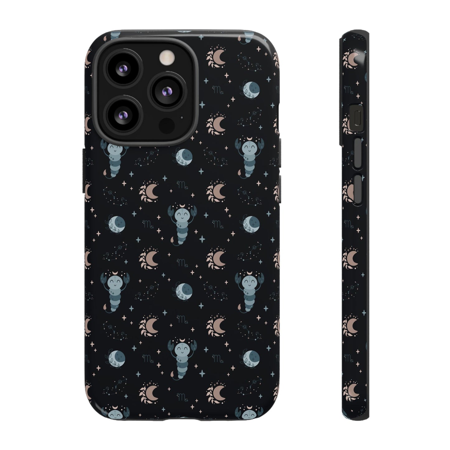Black " Zodiac Scorpio " Tough Phone Cases