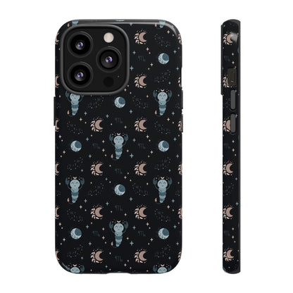 Black " Zodiac Scorpio " Tough Phone Cases