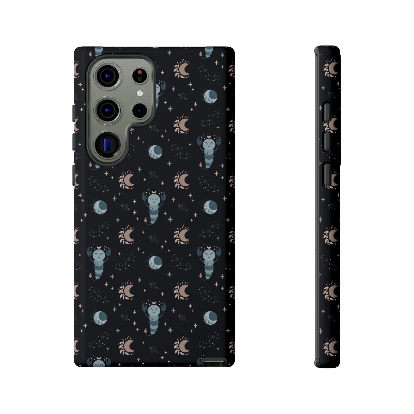 Black " Zodiac Scorpio " Tough Phone Cases