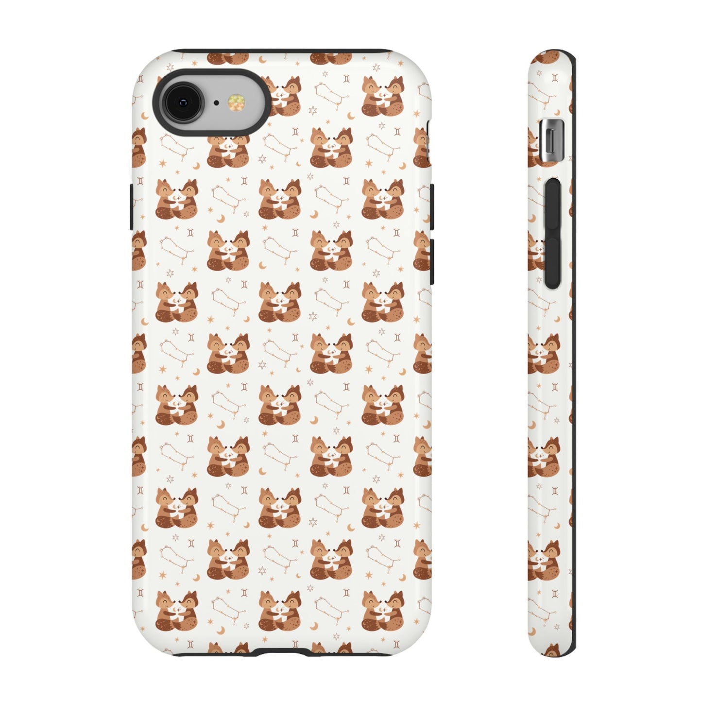 Powder White " Zodiac Gemini " Tough Phone Cases