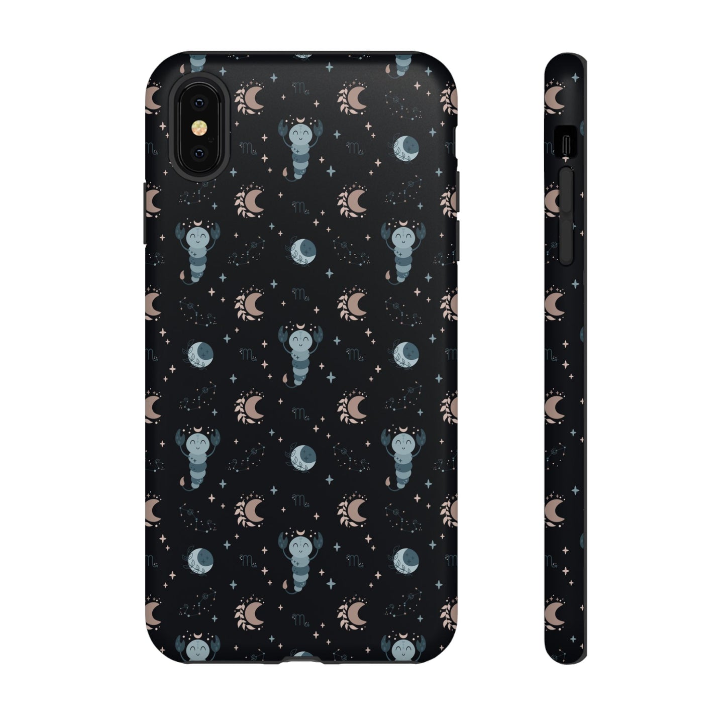 Black " Zodiac Scorpio " Tough Phone Cases