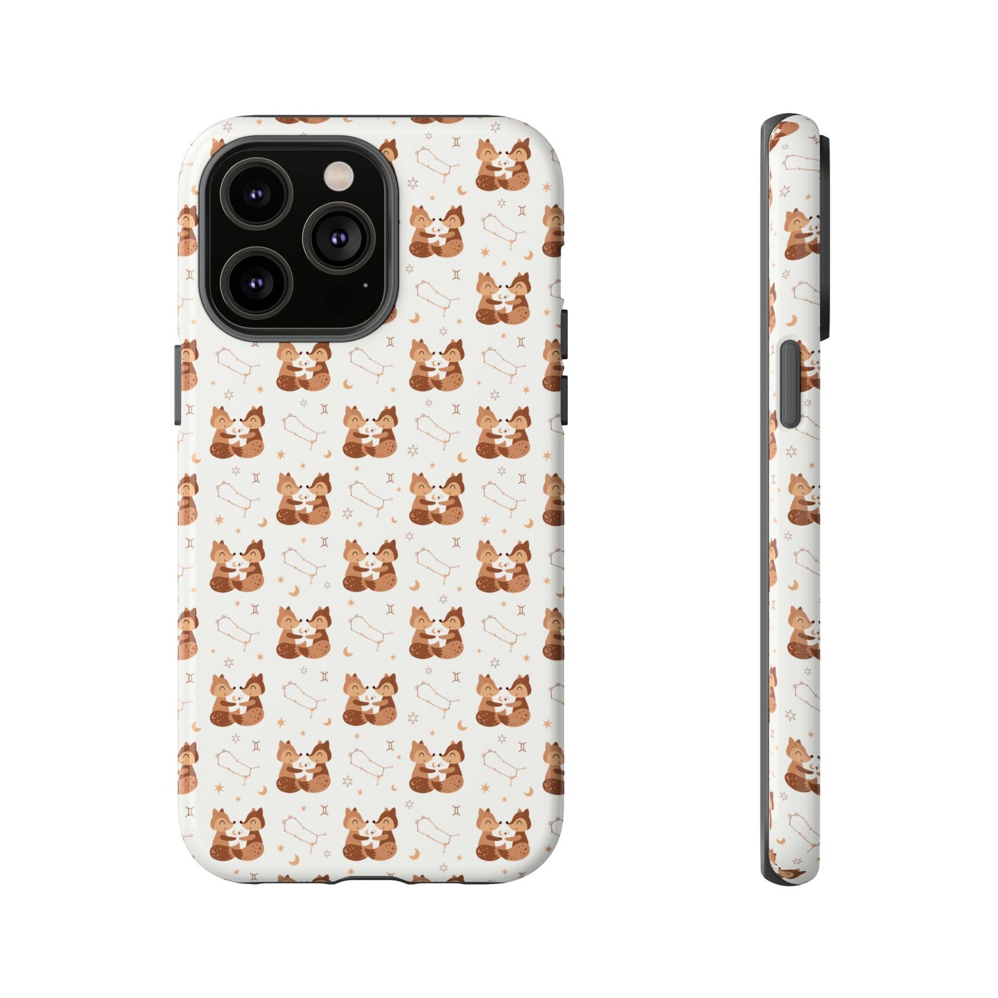 Powder White " Zodiac Gemini " Tough Phone Cases