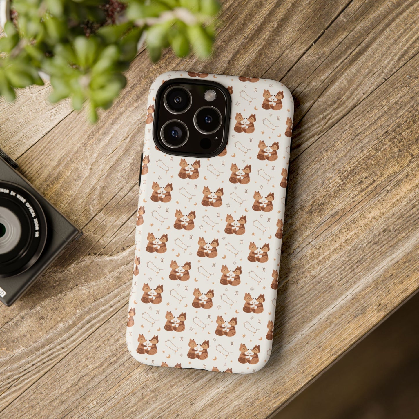 Powder White " Zodiac Gemini " Tough Phone Cases