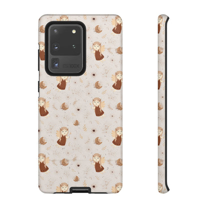 Cappucino " Zodiac Virgo " Tough Phone Cases