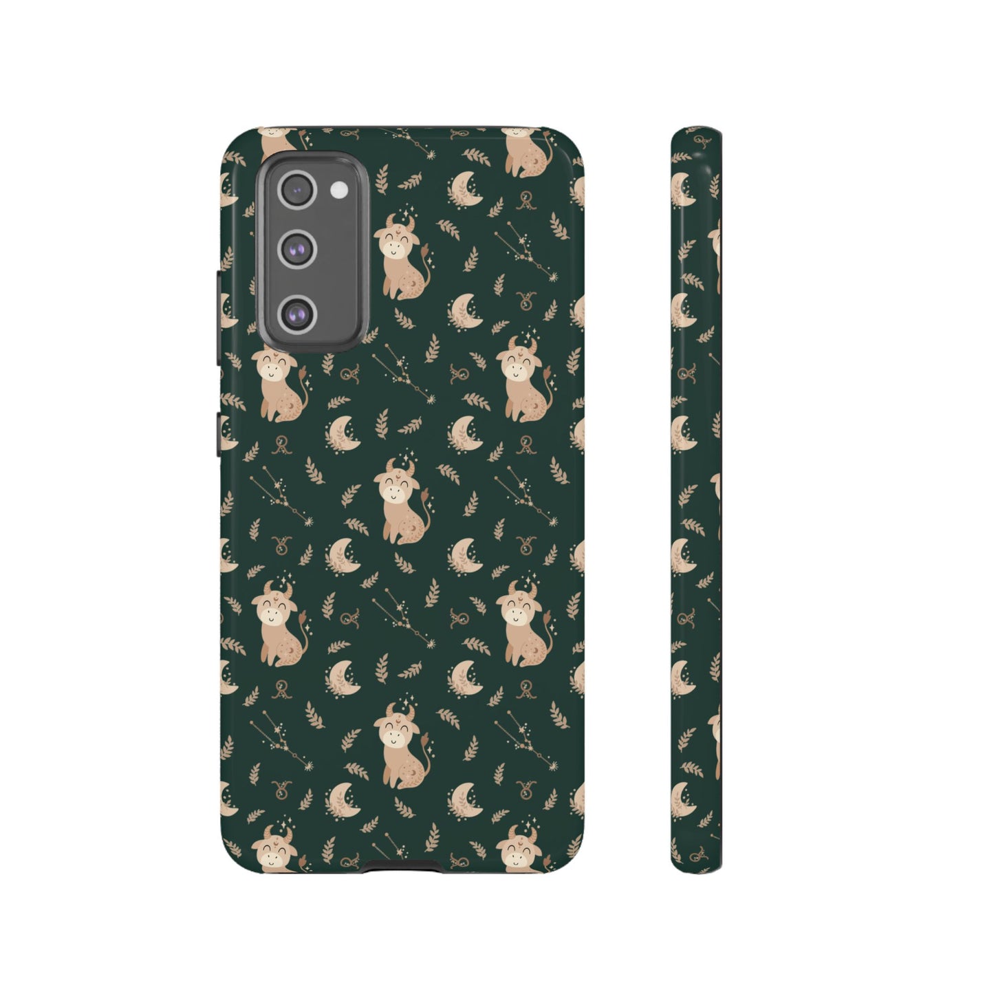 Peacock Green " Zodiac Taurus " Tough Phone Cases