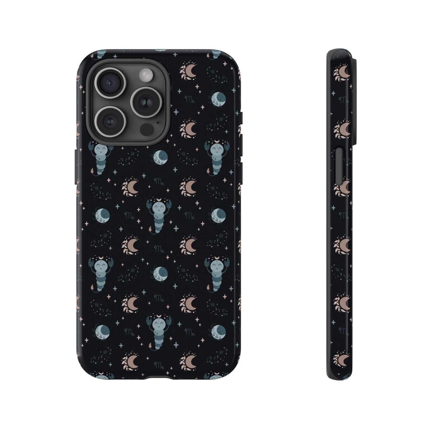 Black " Zodiac Scorpio " Tough Phone Cases