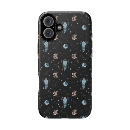 Black " Zodiac Scorpio " Tough Phone Cases