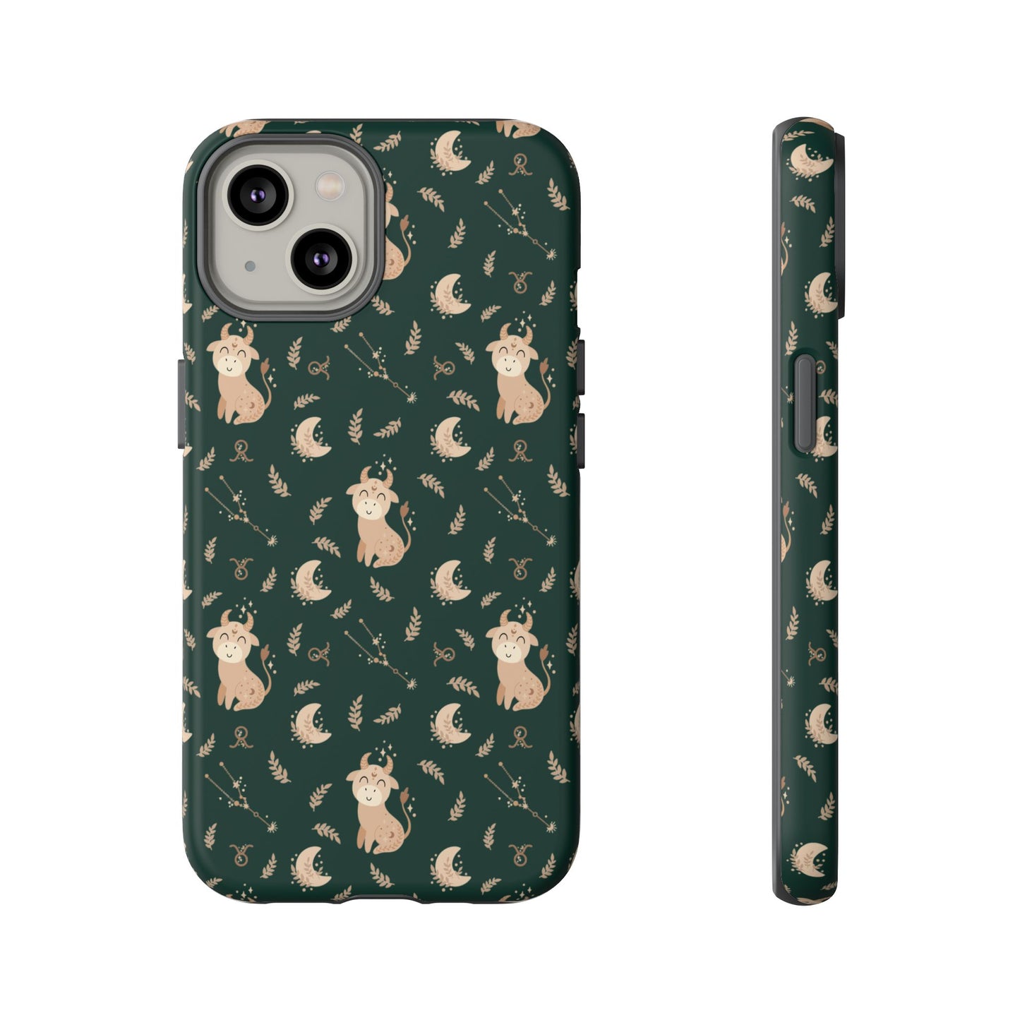 Peacock Green " Zodiac Taurus " Tough Phone Cases