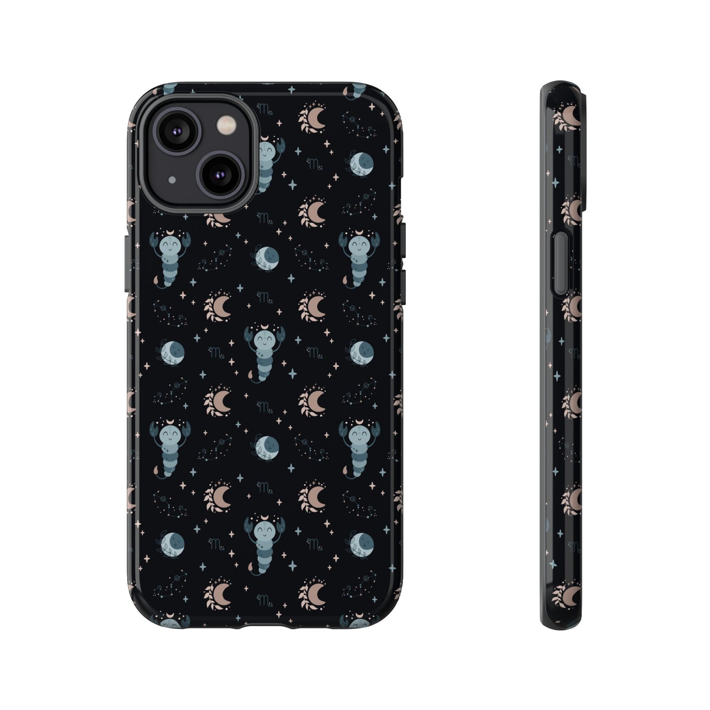 Black " Zodiac Scorpio " Tough Phone Cases