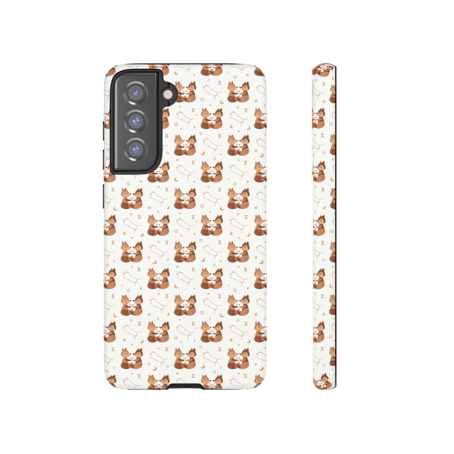 Powder White " Zodiac Gemini " Tough Phone Cases