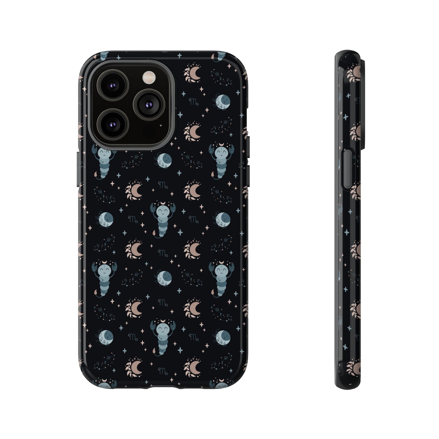 Black " Zodiac Scorpio " Tough Phone Cases