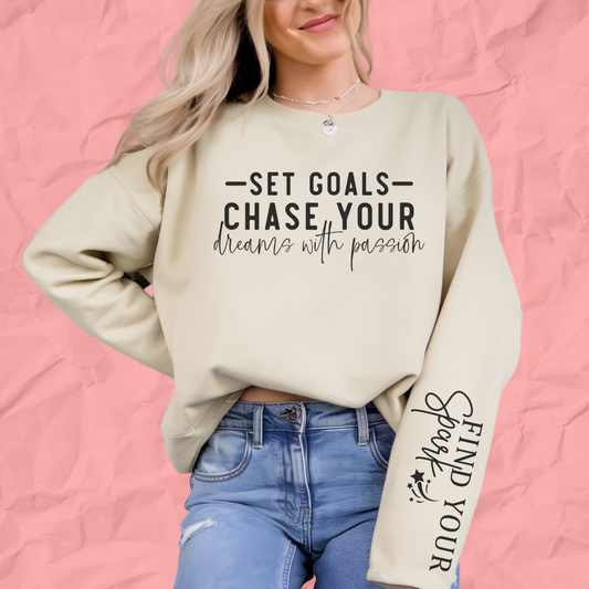 🔥 "Find Your Spark" Crewneck Sweatshirt 🔥