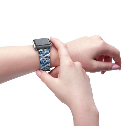 🌊Japanese Waves Watch Band 6 ✨