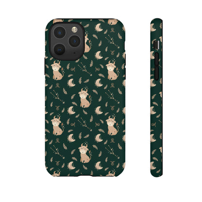 Peacock Green " Zodiac Taurus " Tough Phone Cases