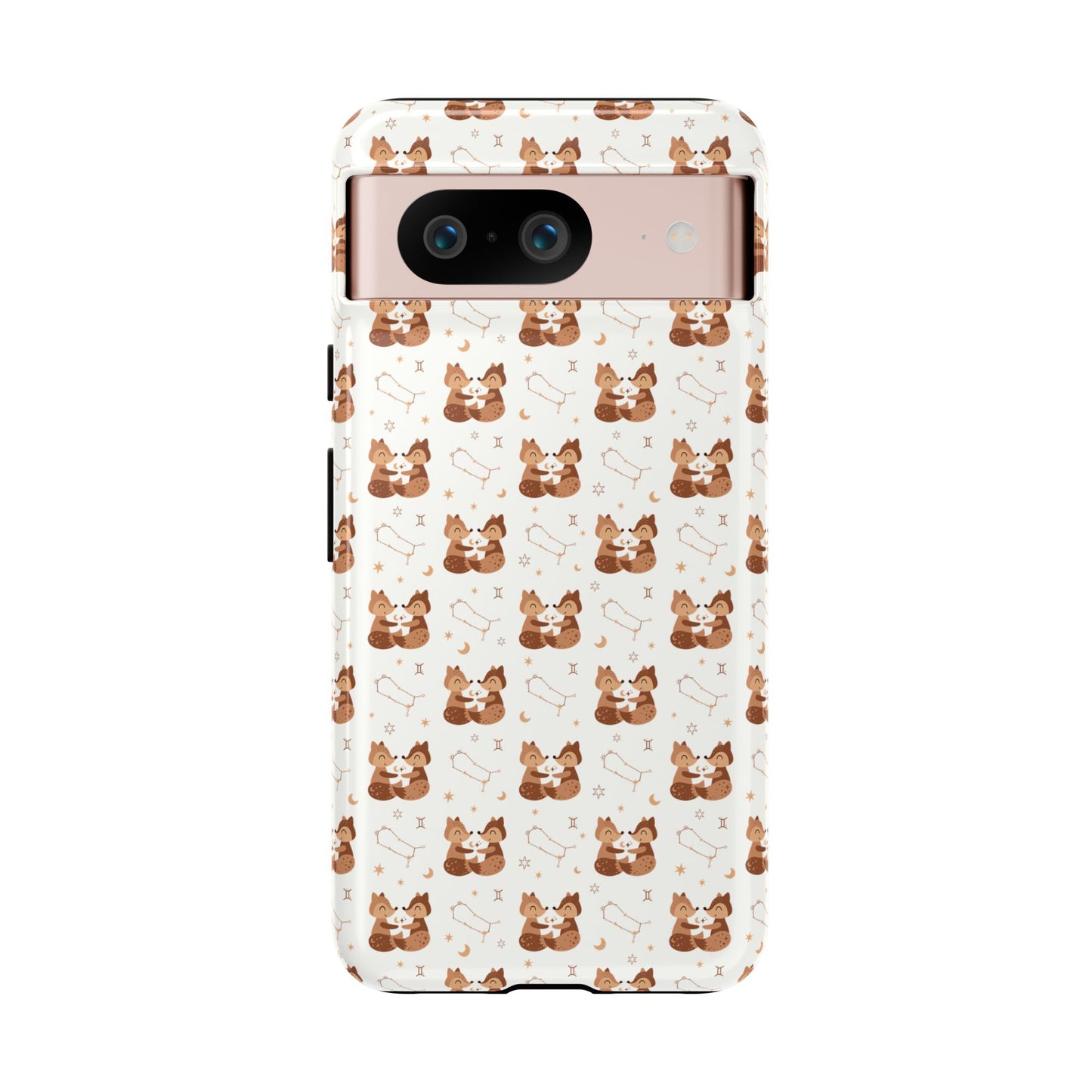 Powder White " Zodiac Gemini " Tough Phone Cases
