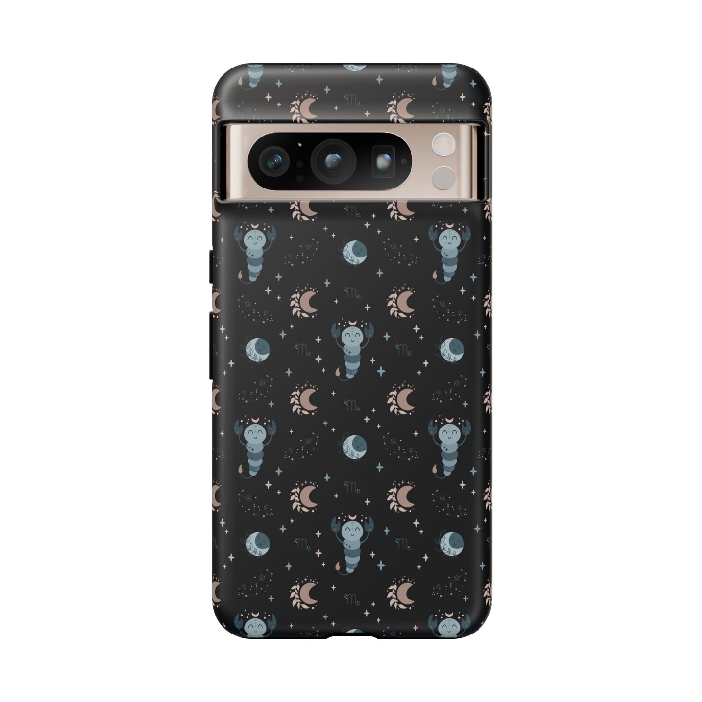 Black " Zodiac Scorpio " Tough Phone Cases